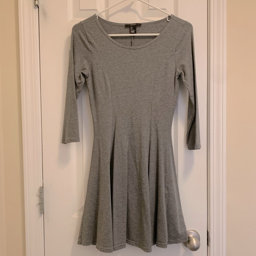 Gray Forever 21 Dress